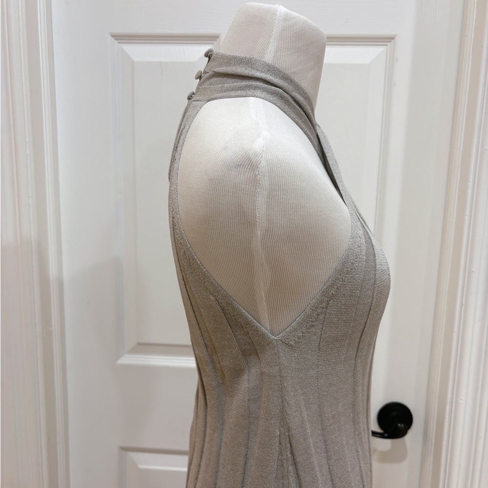 DISSH Everly Halter Neck Twist Knit Dress - Women's Small - Picture 9 of 12